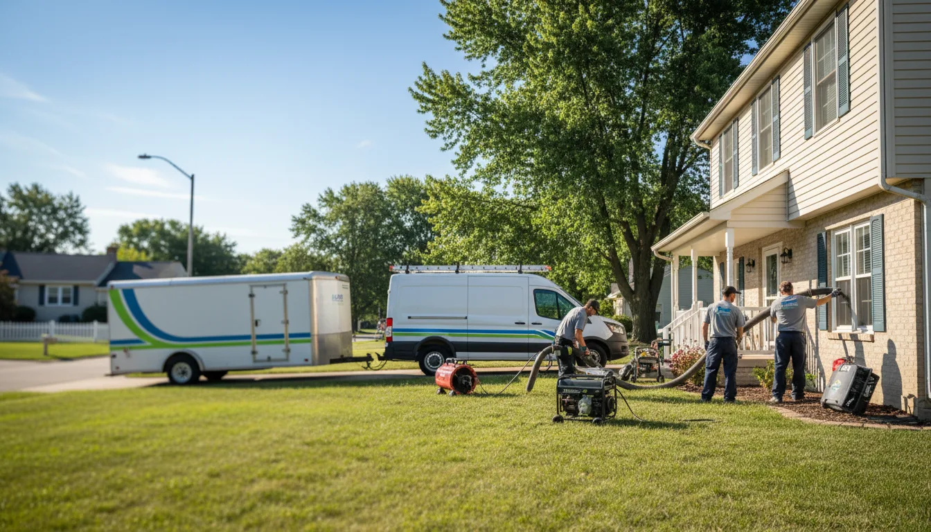 Flooded Basement Restoration And Cleanup With Repair in Le Grand, IA near me